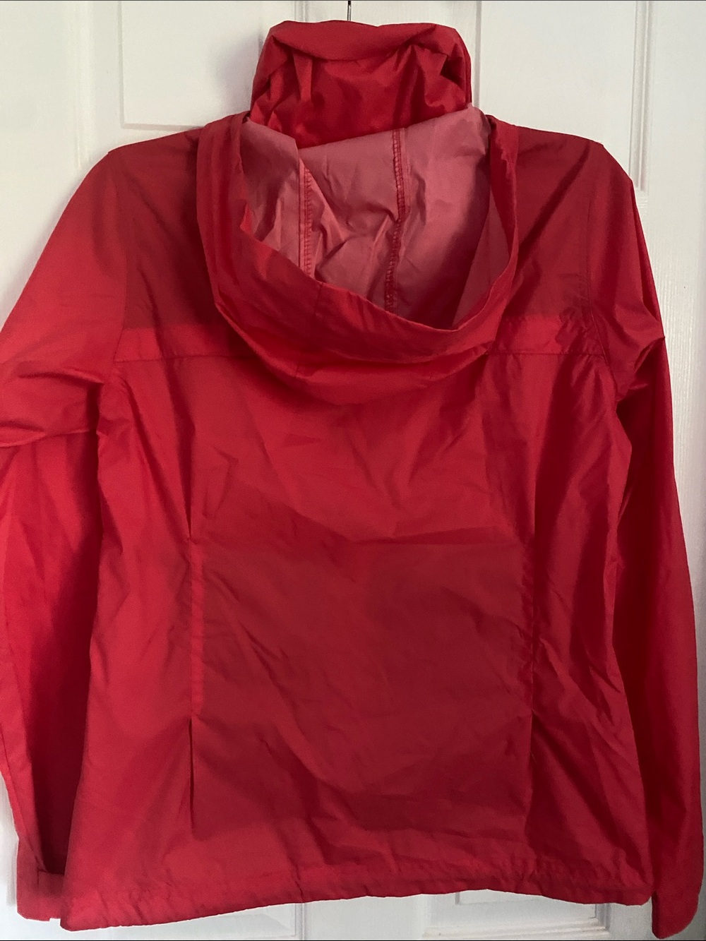 Columbia Switchback III Women's Red Hooded Lightweight Shell Jacket - Picture 9 of 9